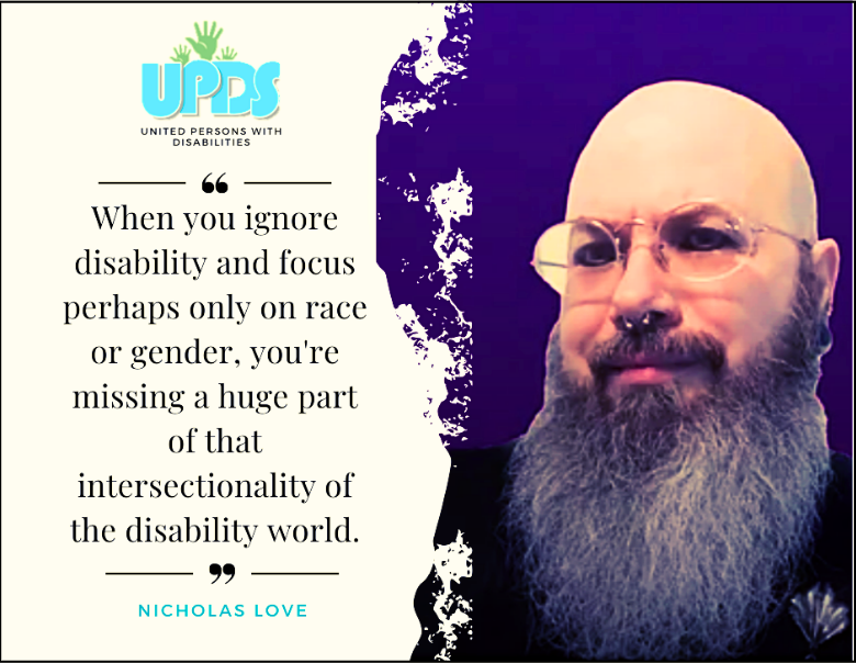 A quote from Nicholas Love during one of our <em>Journeys to Inclusion</em> series sessions